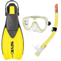 snorkelset sprint geel